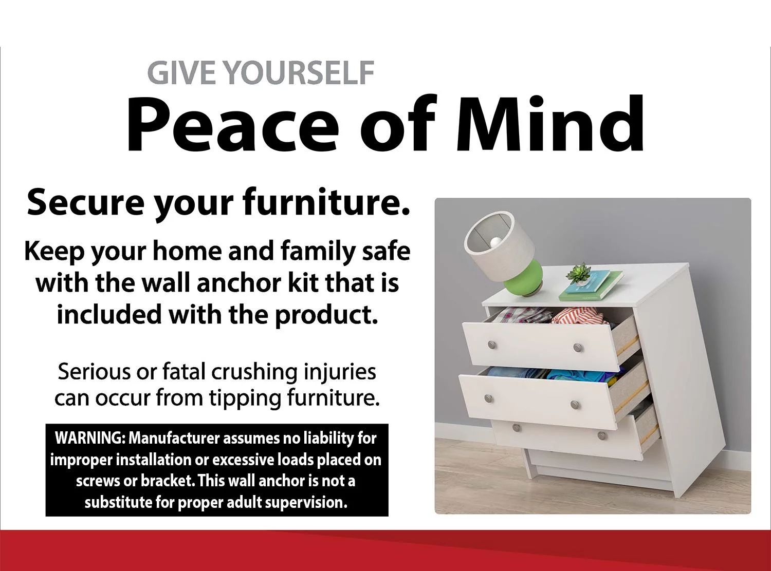 Ameriwood Home Landon Bookcase with Bins, Sonoma Oak/Gunmetal Gray