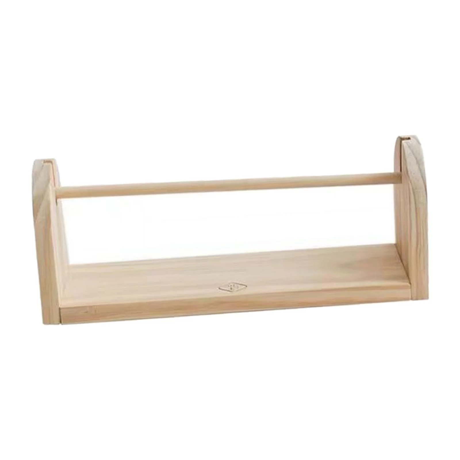 Yarn Holder, Thread Yarn Spindle Winder Portable Ribbon Storage Thread Spool Wooden String Dispenser Stand for Craft & Sewing Knit Crocheting 25cmx15cm