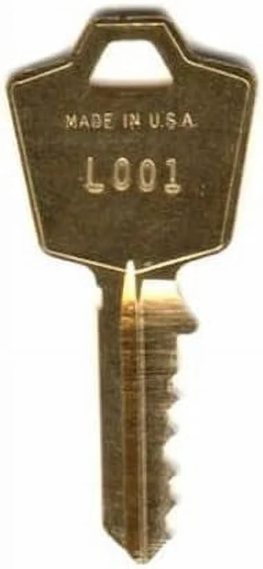 Allsteel File Cabinet Key Replaced- Pair