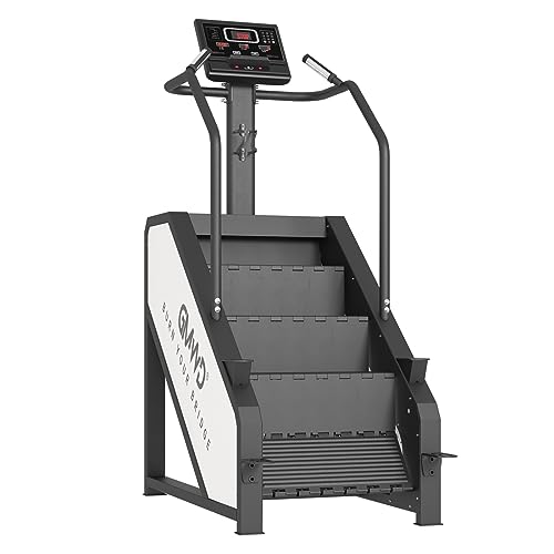 Stepper Machine, GMWD Stair Stepper with LED Screen, Commercial Grade Stair Climber Exercise Machine for Home with 15 Resistance Levels, 441LBS, 24-164 Steps/Minute, SS02