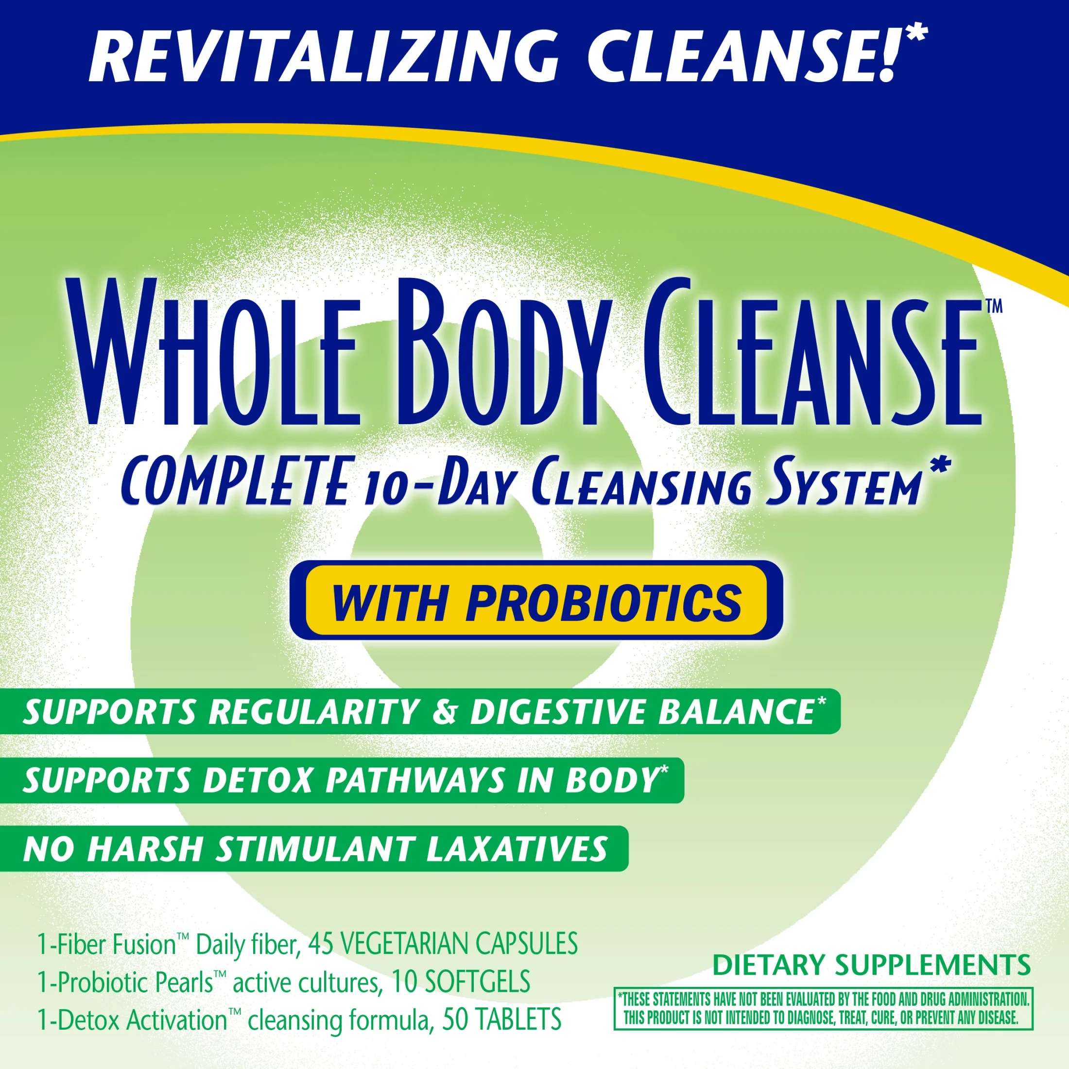 Nature's Way Whole Body Cleanse, Complete 10-Day System Cleansing System