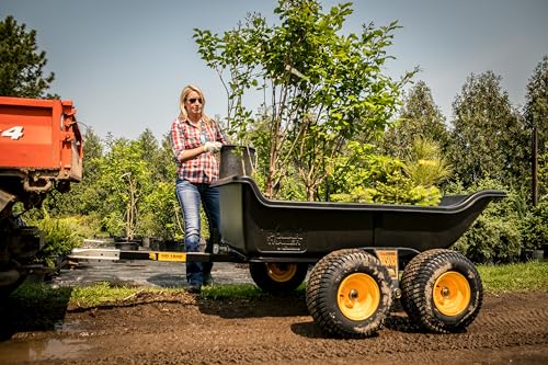 Polar TA1500 Tandem Axle Utility Trailer – 22 Cu. Ft. ATV/UTV Hauling Trailer with 1500 lb. Capacity – Rugged Rubber Wide Track Tires – Model 8262