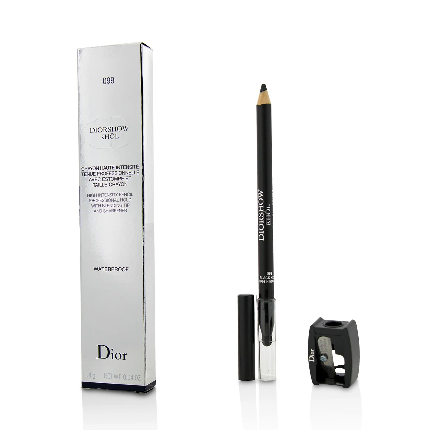 Christian Dior Diorshow Khol Pencil Waterproof With Sharpener - # 009 White Khol  1.4g/0.04oz