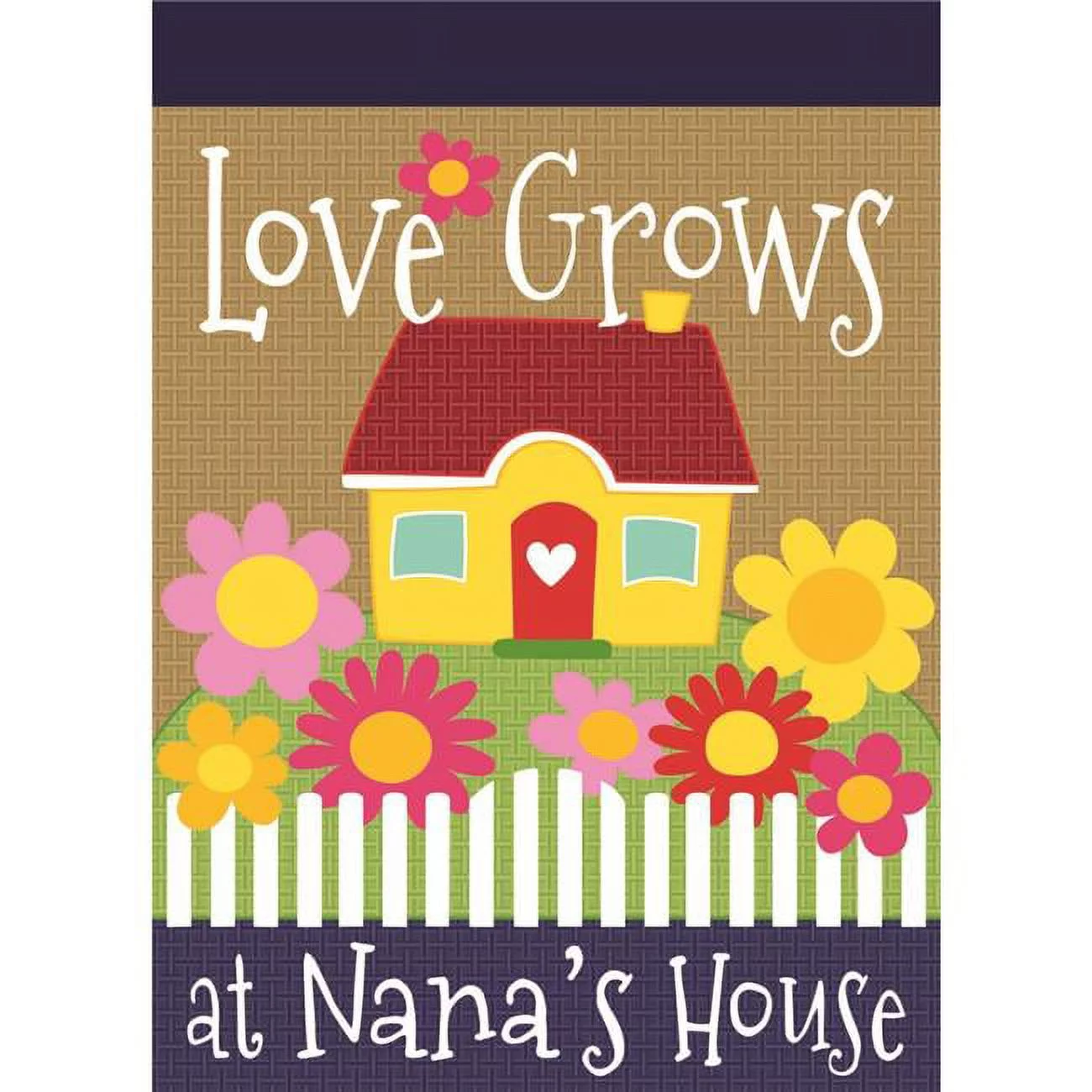 Magnolia Garden Flags  13 x 18 in. Nanas House Burlap Garden Flag