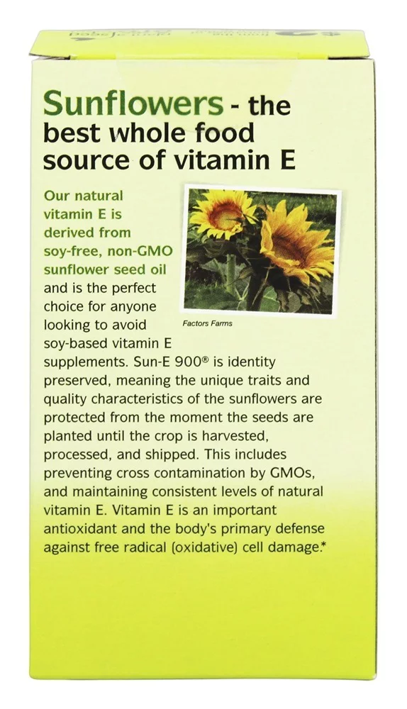 Whole Earth & Sea - Pure Food Sunflower Vitamin E 400 IU - 90 Softgels