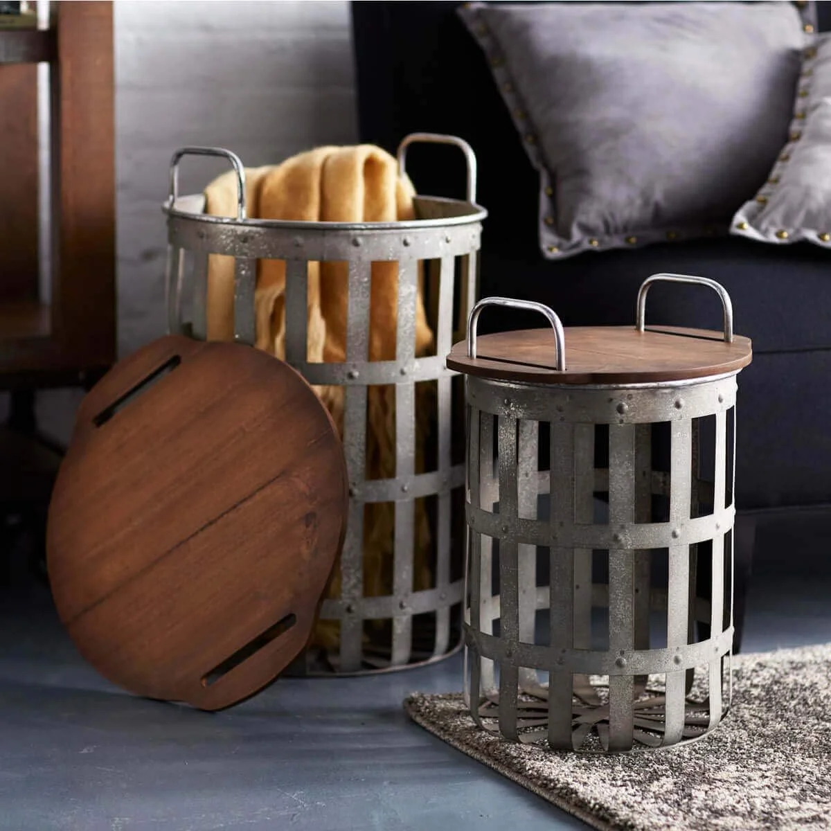 TJUNBOLIFE Side Tables () 15.5"H  20.25"H