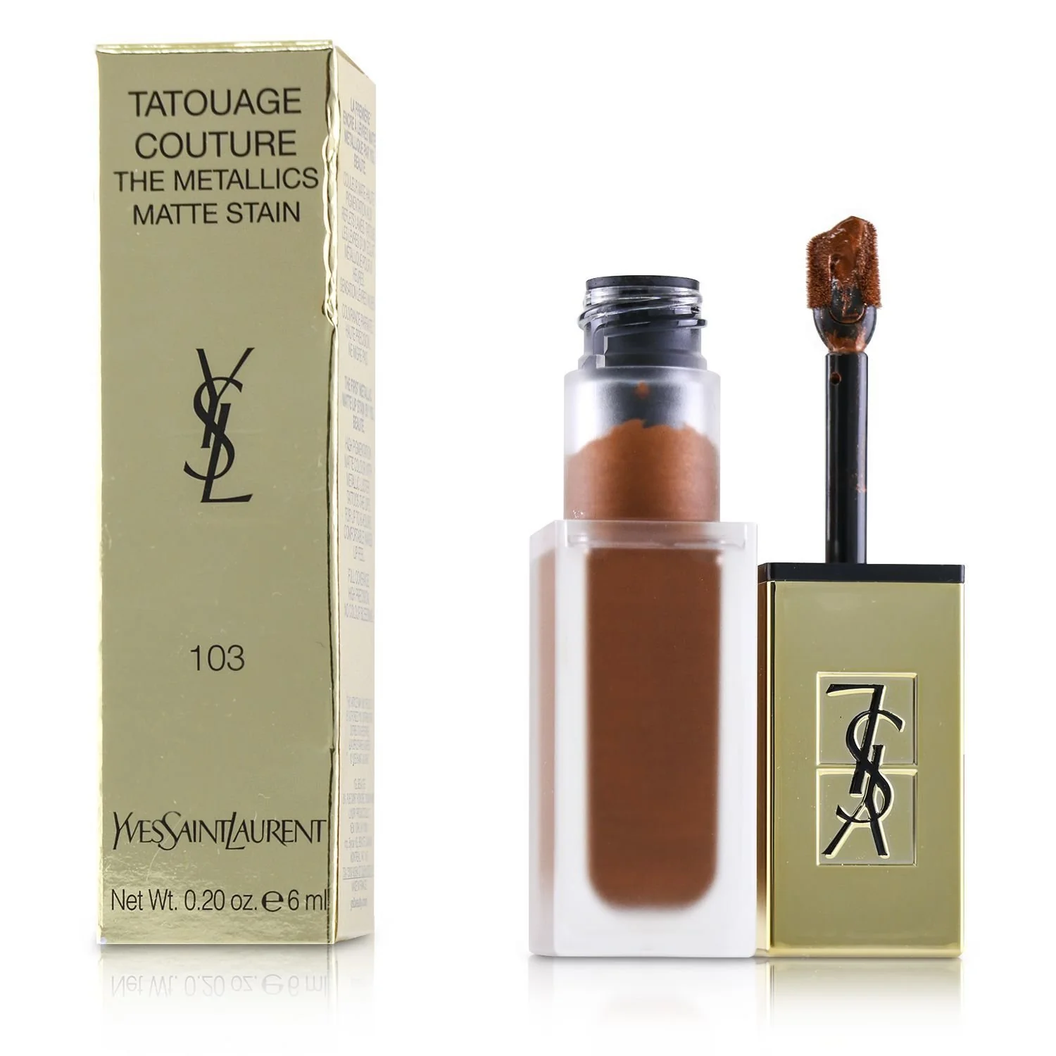 Yves Saint Laurent Tatouage Couture The Metallics - # 103 Tribal Copper  6ml/0.2oz