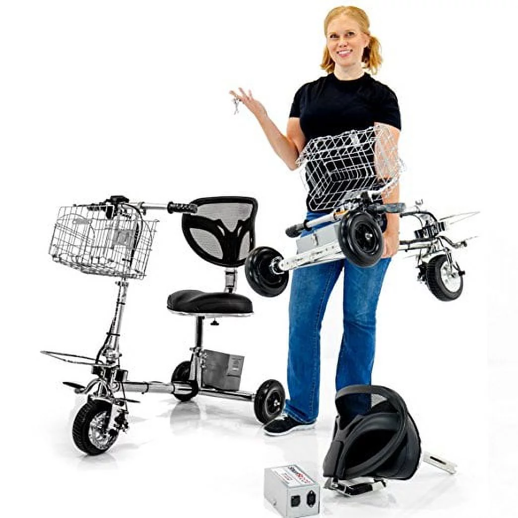 SmartScoot Lightweight FoldingMobility Scooter with Lithium Battery