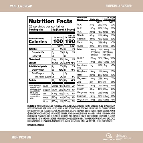 SlimFast Protein Shake, Chocolate- 20g Protein, Meal Replacement Shake Ready to Drink, High Protein with Low Carb and Low Sugar, 24 Vitamins and Minerals, 12 Count (Pack of 1) (Packaging May Vary)