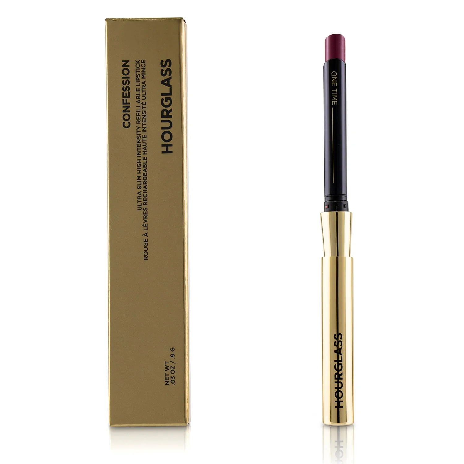 HourGlass Confession Ultra Slim High Intensity Refillable Lipstick - # I've Been (Deep Rose Brown)  0.9g/0.03oz