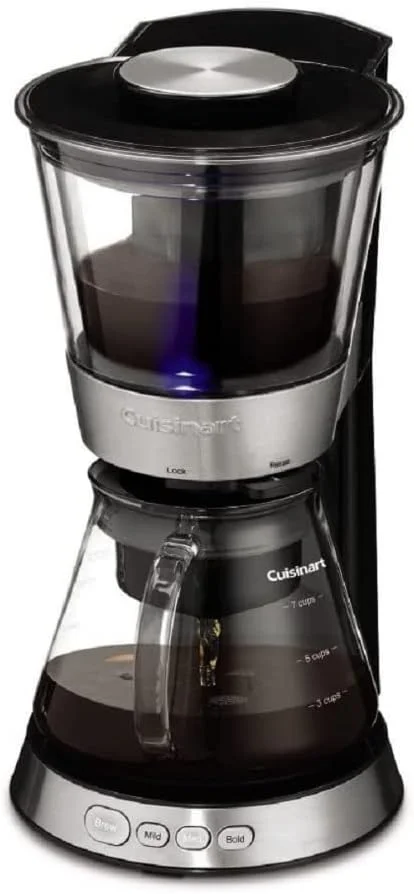 Open Box Cuisinart DCB-10P1 Cold Brew Coffeemaker 7-Cup Glass Carafe - Silver and Black