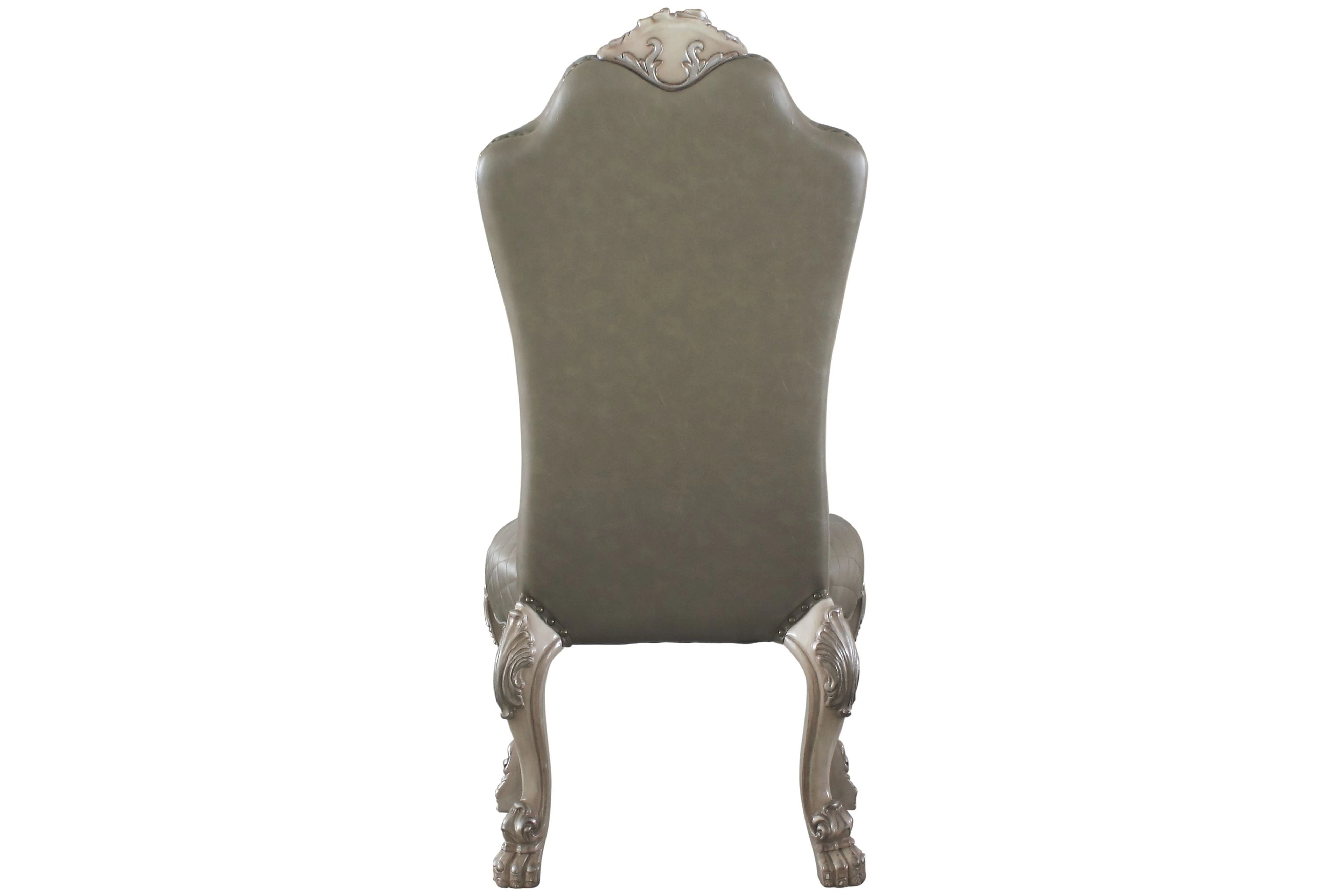 CoSoTower Side Chair (Set-2), Vintage Bone White & PU 68172