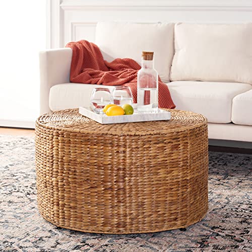 SAFAVIEH Home Collection Jesse Wicker Coffee Table, Natural