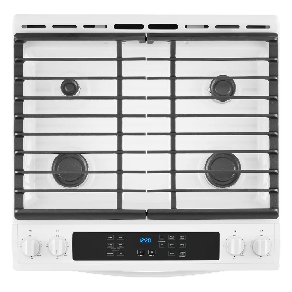 Whirlpool 5.0 Cu. Ft. Whirlpool(R) Gas Range with Frozen Bake(TM) Technology - WEG515S0LW