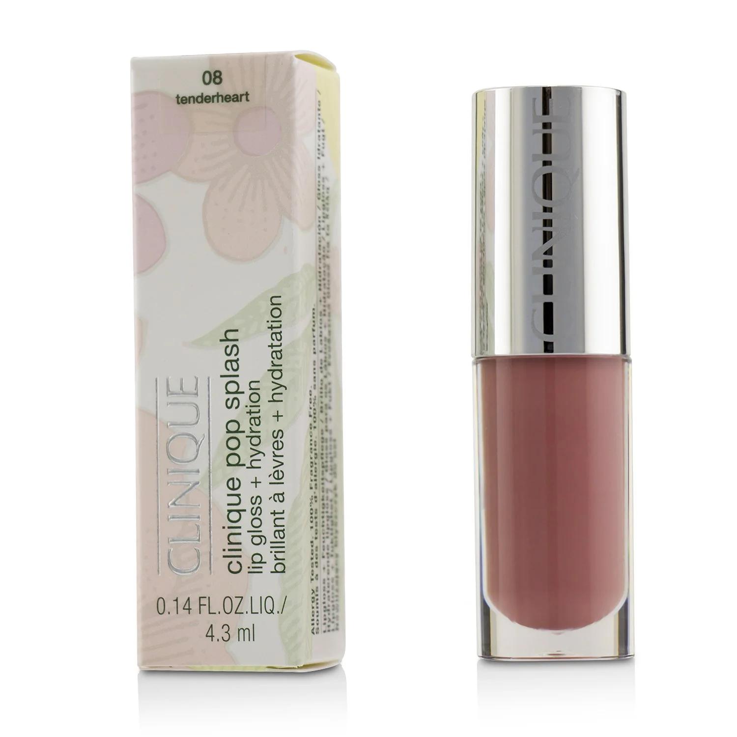 Clinique Pop Splash Lip Gloss + Hydration - # 13 Juicy Apple  4.3ml/0.14oz