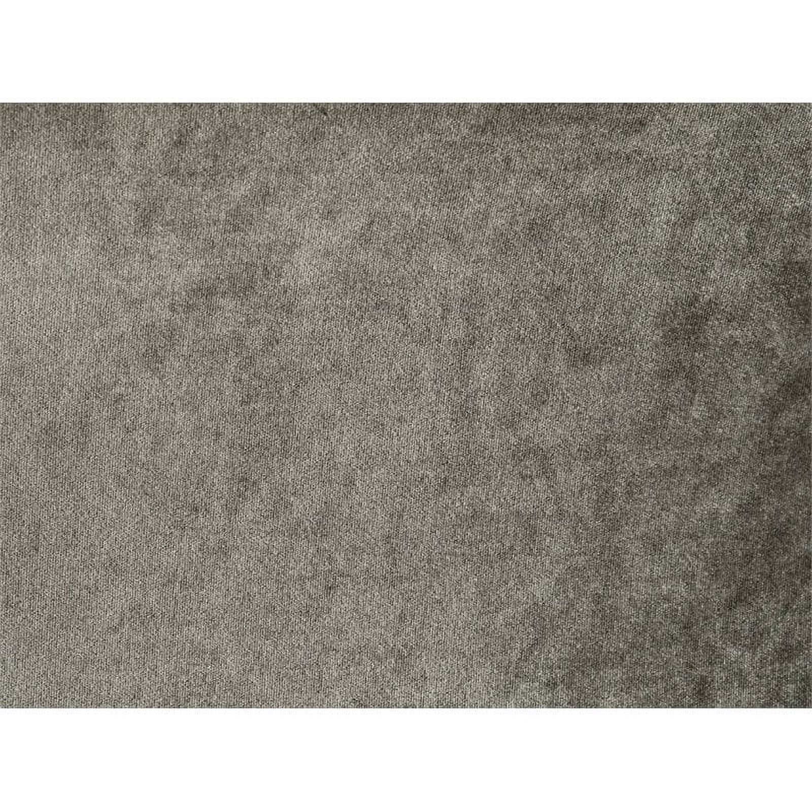 Furniture of America Luxy Transitional Fabric Queen Sleigh Bed in Gray