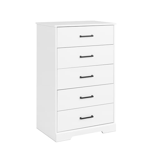 Prepac Sonoma Superior 5-Drawer Chest for Bedroom - Spacious and Stylish Chest of Drawers, Measuring 17.75