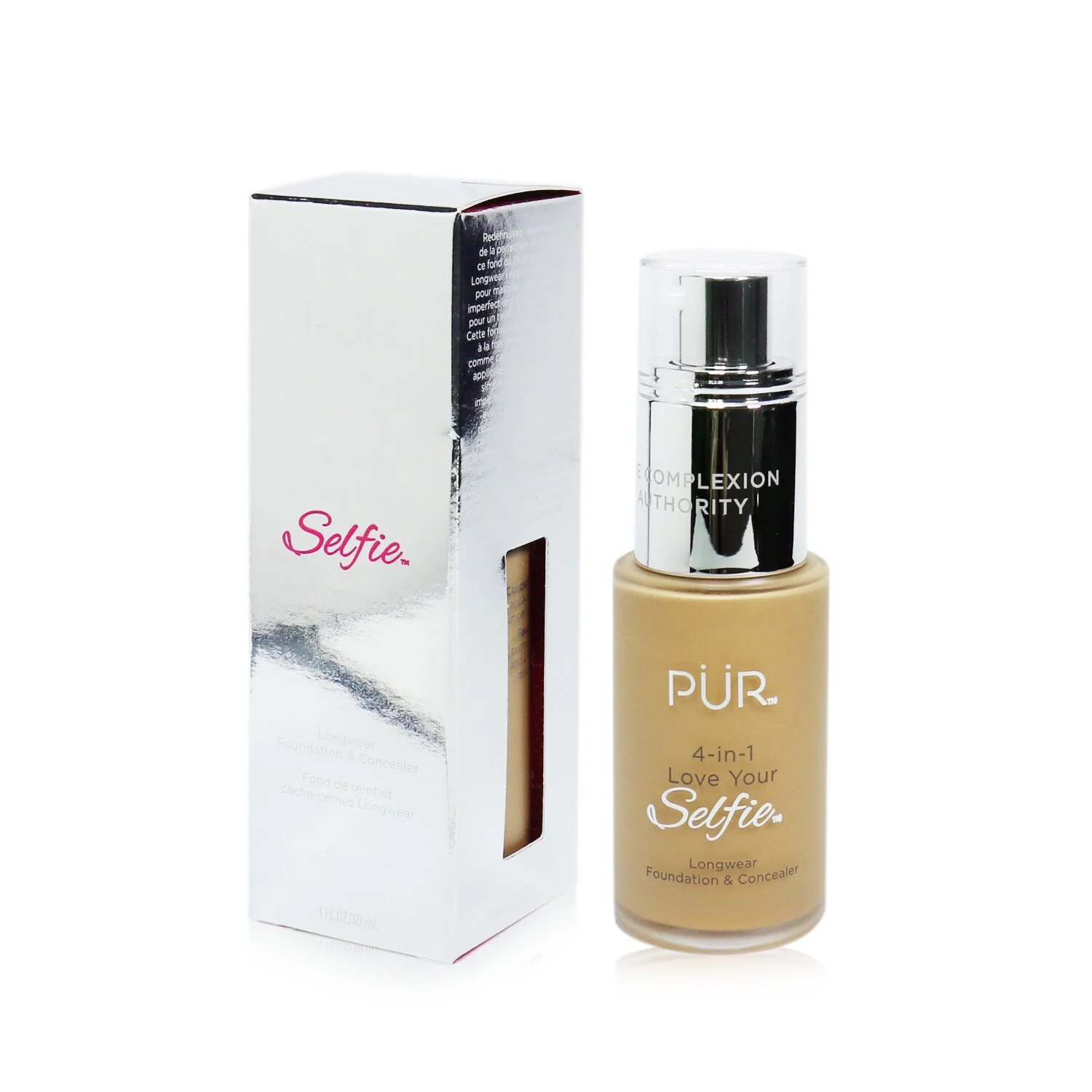 PUR (PurMinerals) 4 in 1 Love Your Selfie Longwear Foundation & Concealer - #TP2 Warm Nude (Light Tan Skin With Pink Undertones)  30ml/1oz
