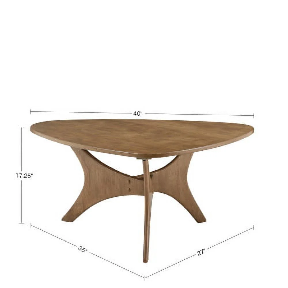 Triangle Wood Coffee Table - Light Brown