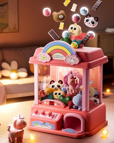 Claw Machine for Kids with Mini Prizes|Candy Machine Toys for Ages 8-13 Girls and Adults|Birthday Gifts for 6 7 9 10 12 Years Old