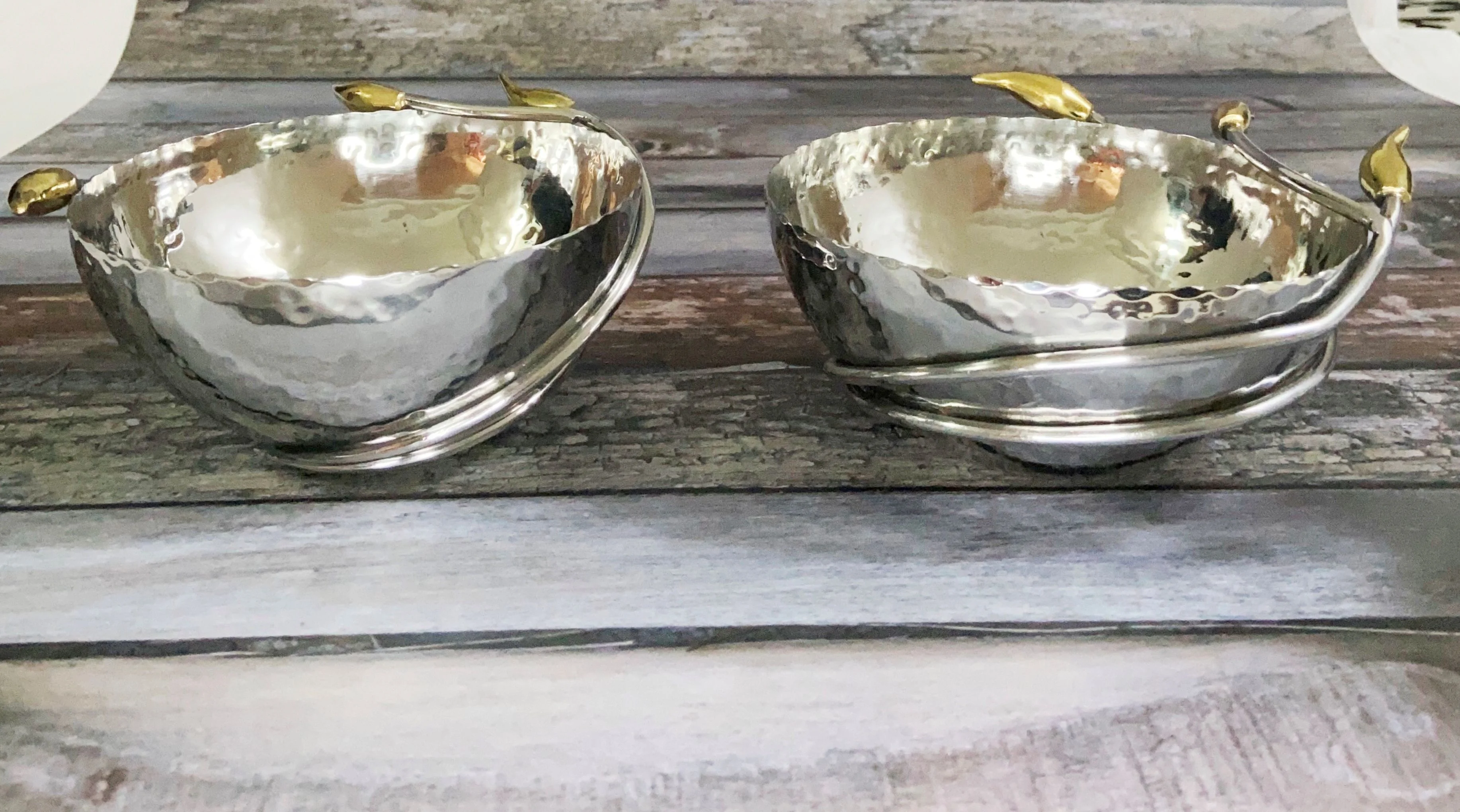 INOX artisans Hammered Chilly Nut Bowl