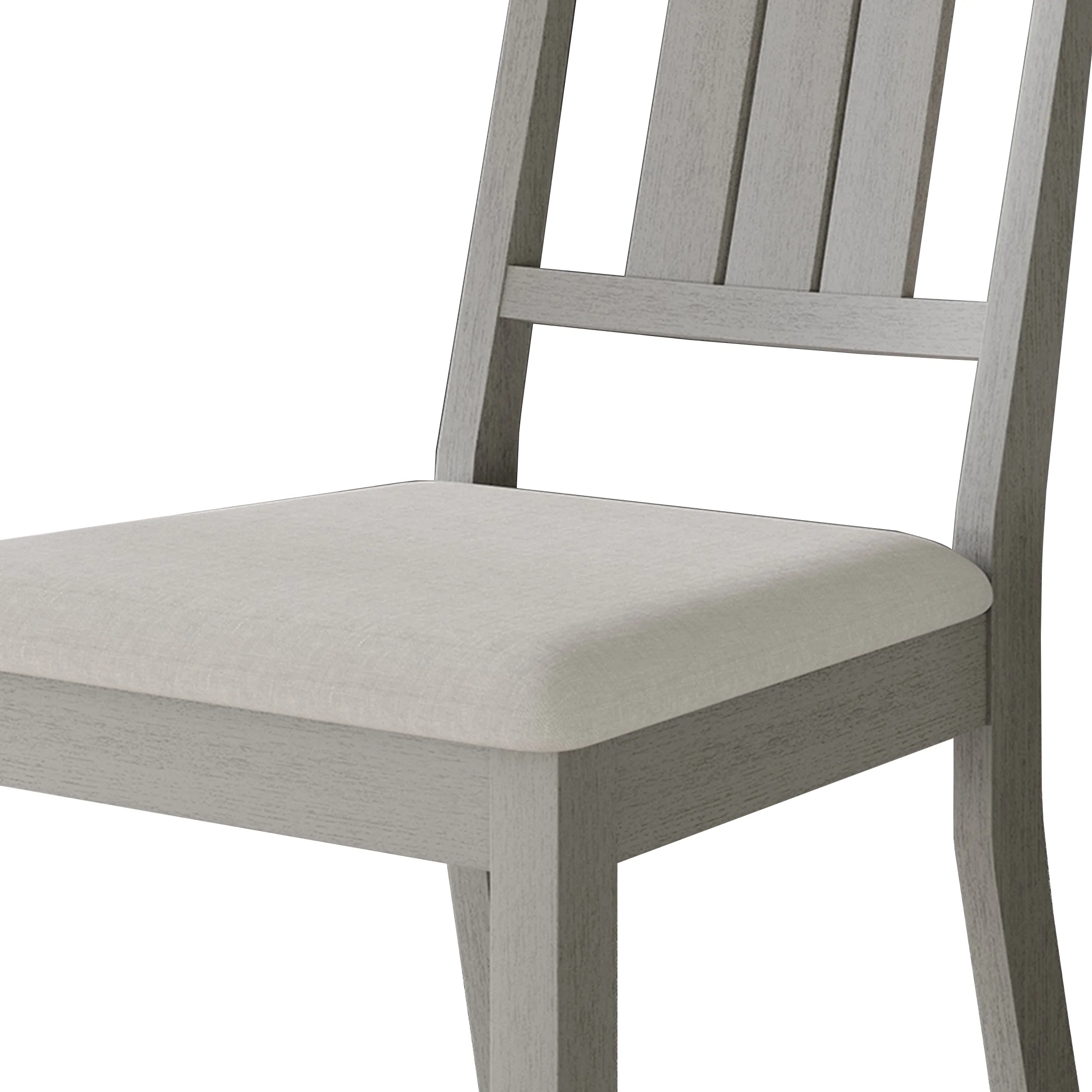 Castle Place Simple Wooden Dining Chair, Set of 2, White