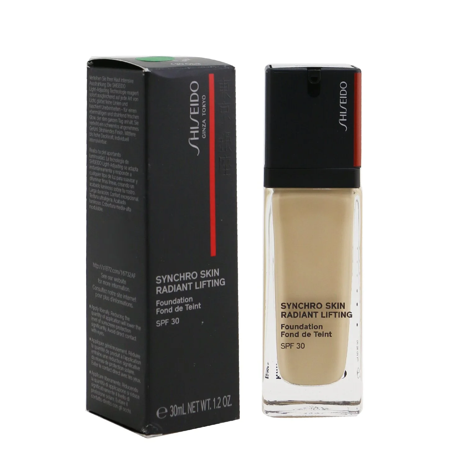 Shiseido Synchro Skin Radiant Lifting Foundation SPF 30 - # 160 Shell  30ml/1.2oz