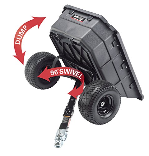 Ohio Steel 4048PS-ATV Poly Swivel ATV Dump Cart, 15 cu.ft., 1250 lb Load Capacity