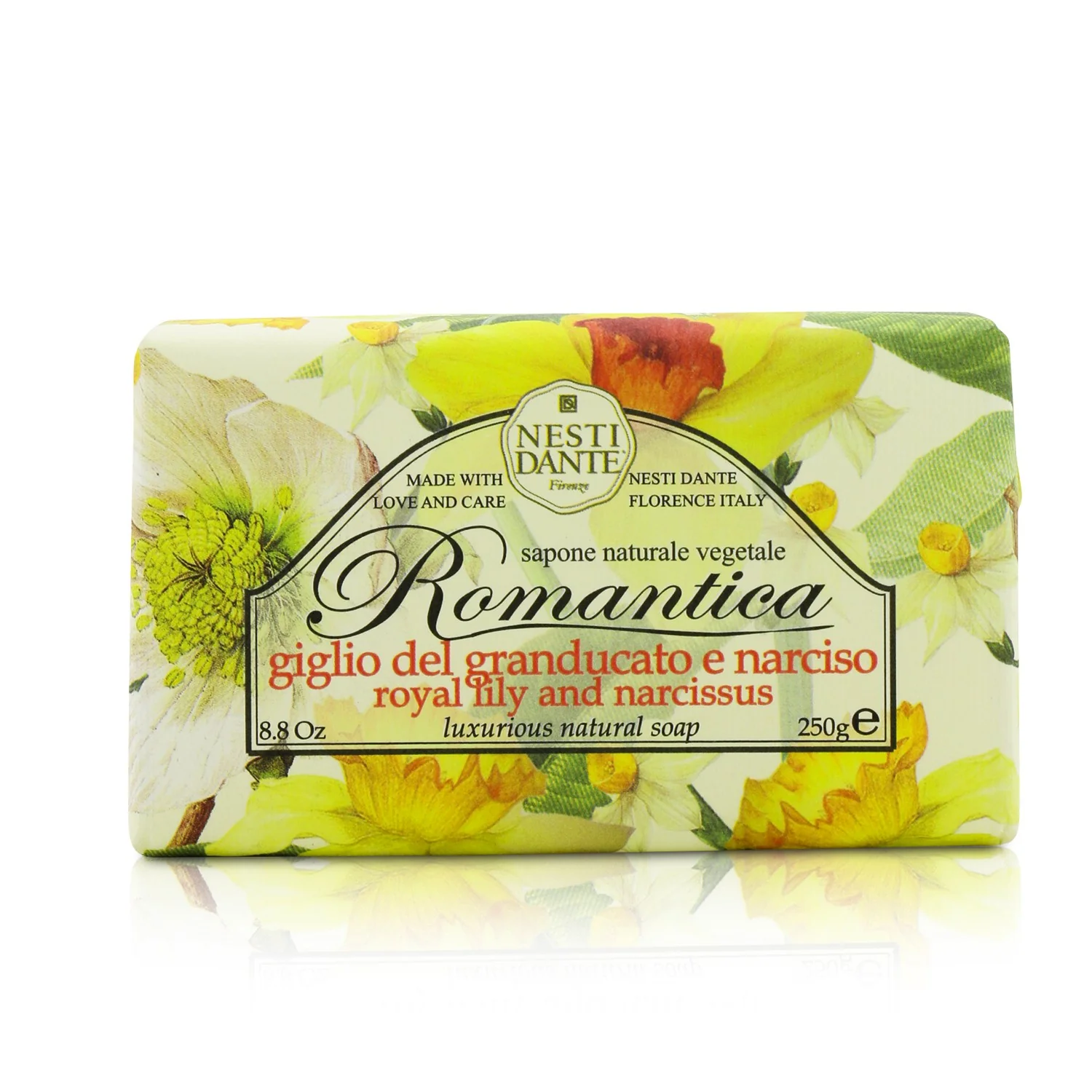 Nesti Dante Romantica Luxurious Natural Soap - Royal Lily & Narcissus  250g/8.8oz