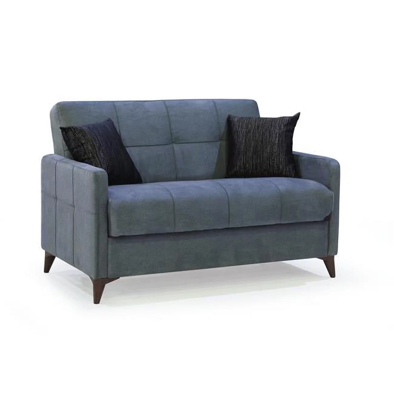 32 x 52 x 31 in. Eylul Convertible Loveseat Sleeper, Grey