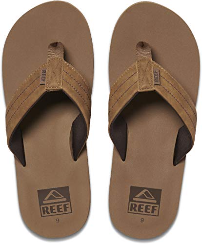REEF Twinpin Men's Beach Flip Flop, Soft Cushion Footbed, Water Friendly