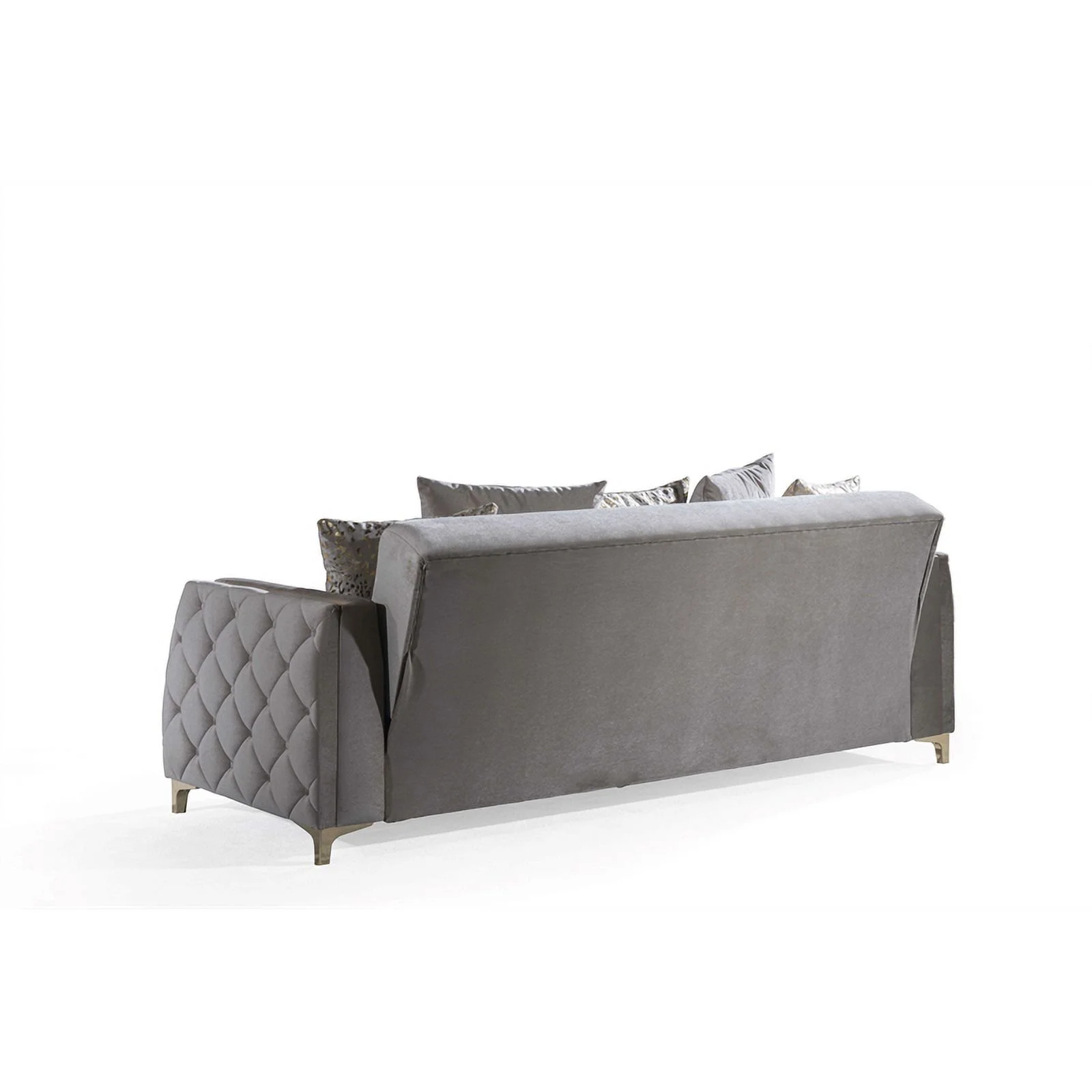 Pemberly Row Modern 3PC Living Room Set Made with Wood in Taupe