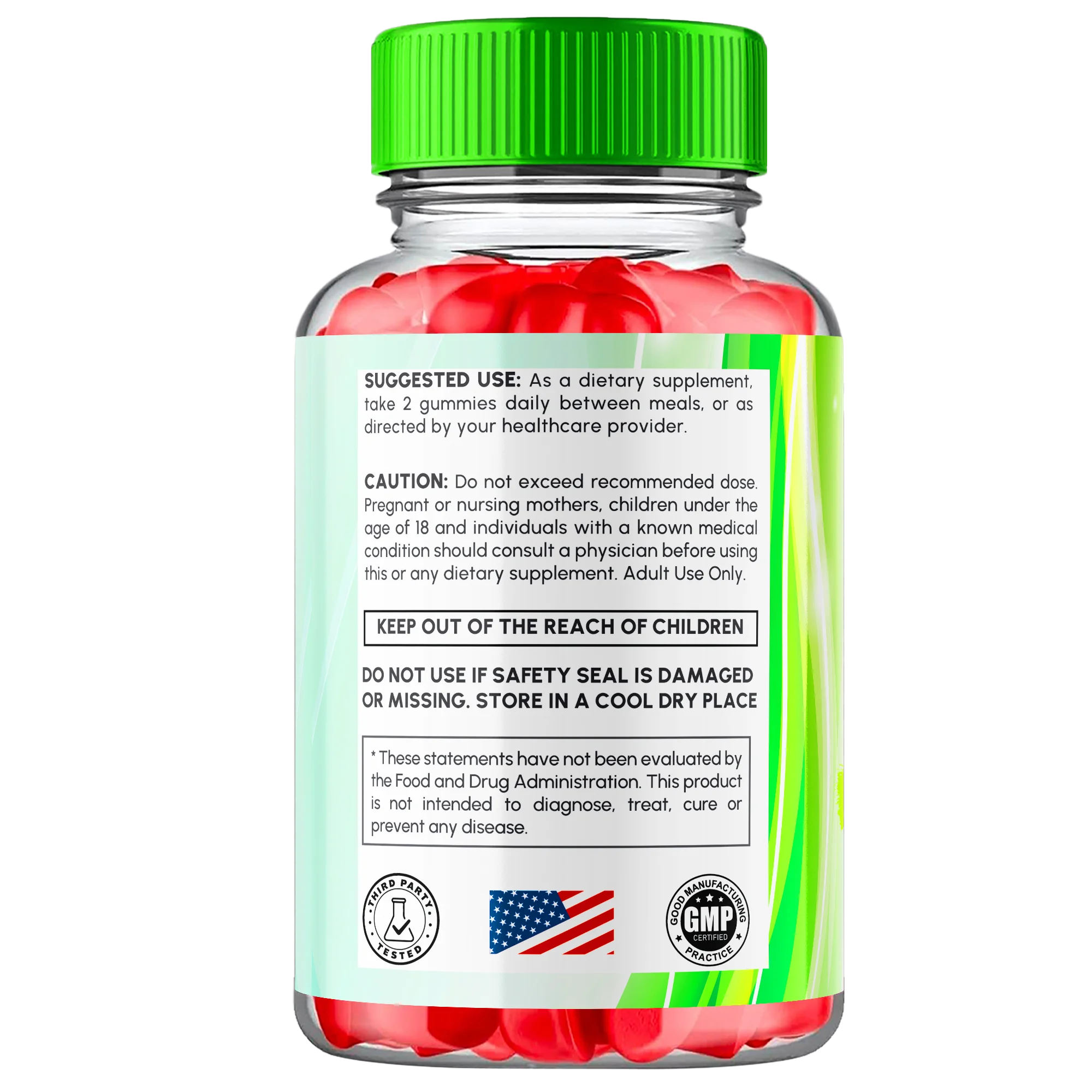 (5 Pack) Keto Direct Keto ACV Gummies - Apple Cider Vinegar Supplement for Energy and Focus - Keto Direct Active Multivitamin Supplement Gummies for Ketosis with Folic Acid (300 Gummies)