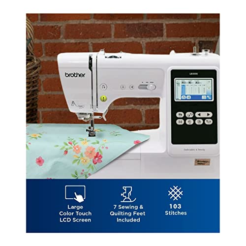 Brother SE600 Sewing and Embroidery Machine, 80 Designs, 103 Built-In Stitches, Computerized, 4
