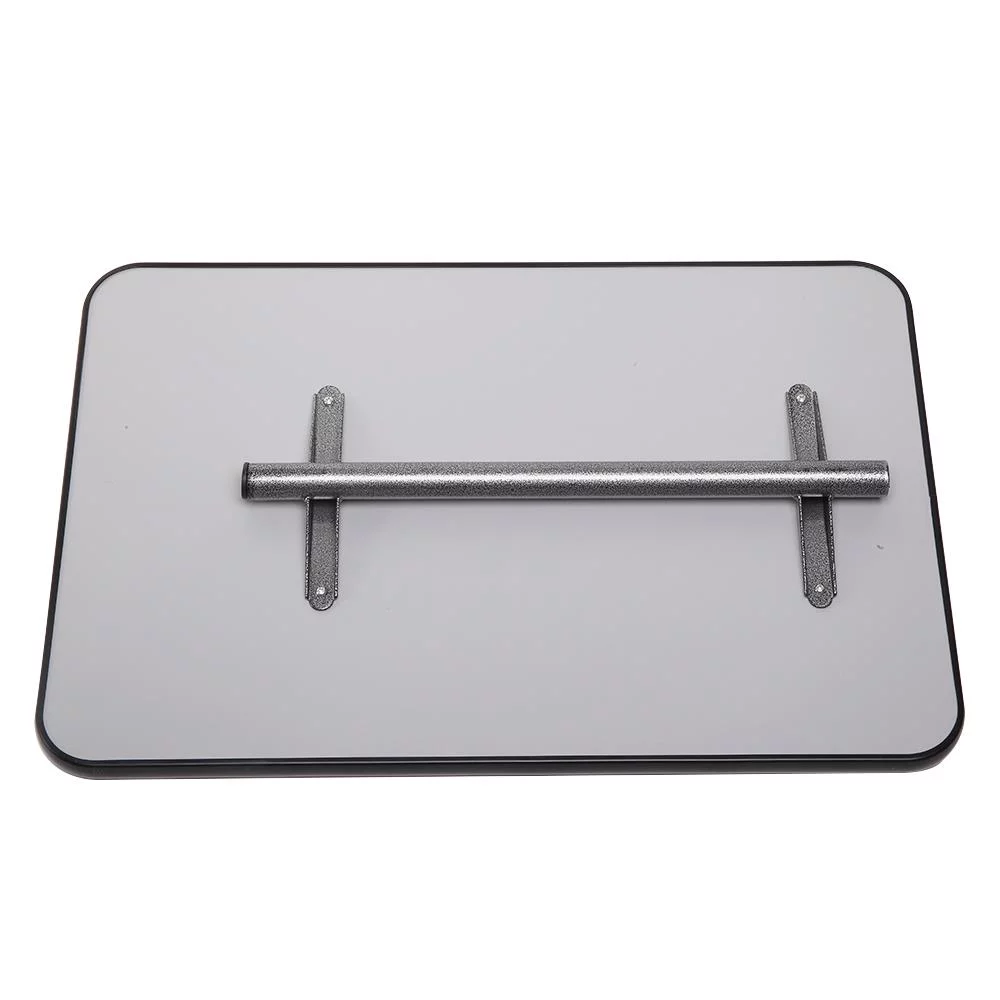 Ktaxon Adjustable Overbed Bedside Table with Wheels Gray