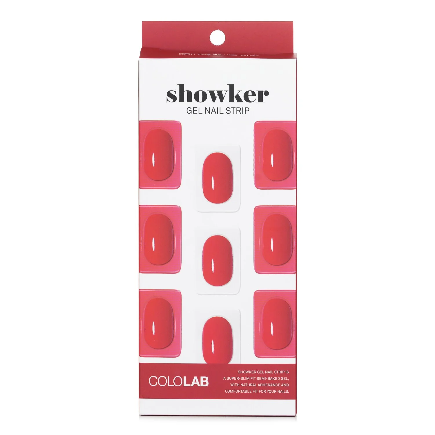 Cololab Showker Gel Nail Strip # CNG803 Twinkle Moonlight  1pcs
