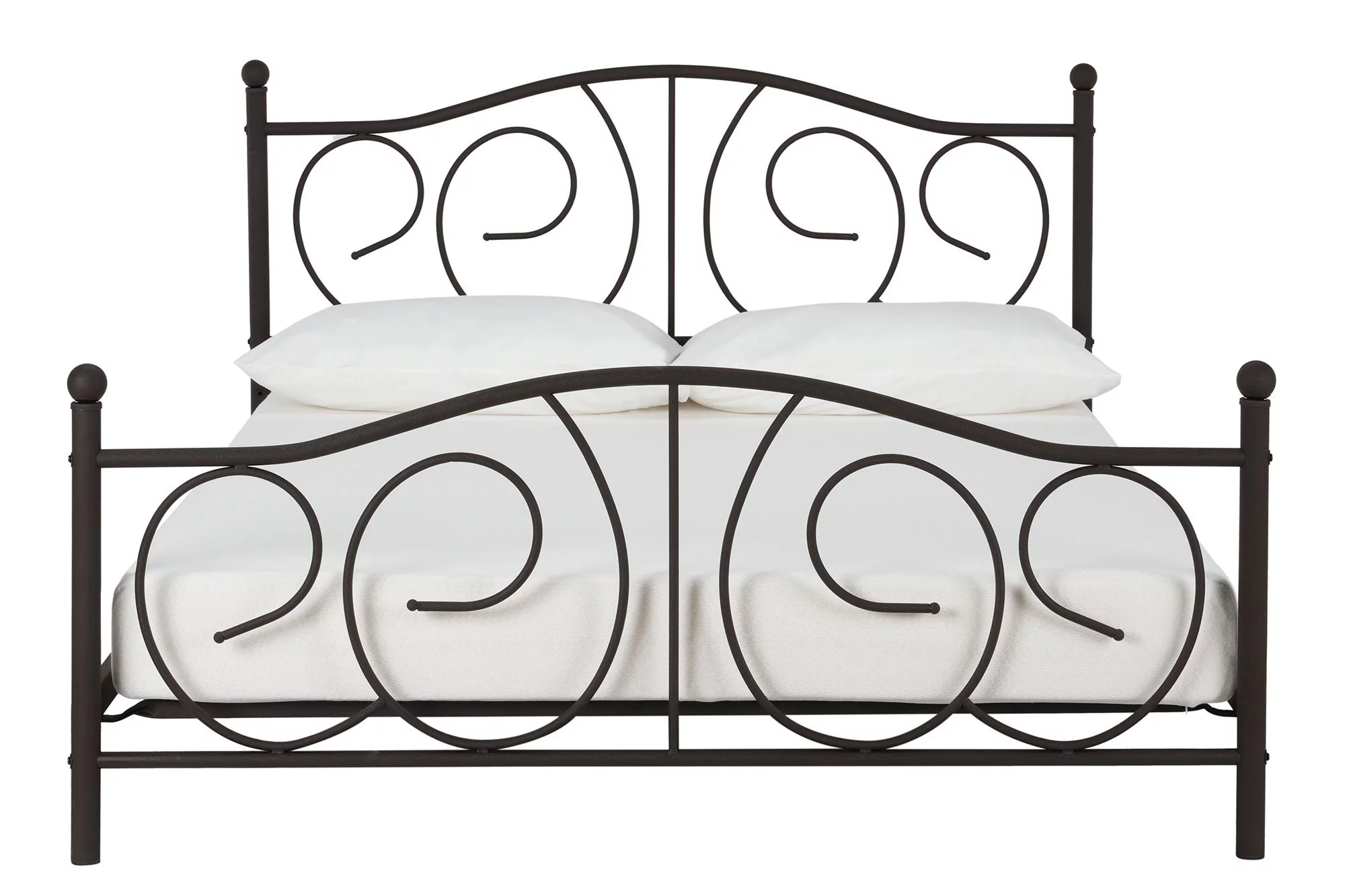 DHP Victoria Metal Platform Bed, Queen, Bronze