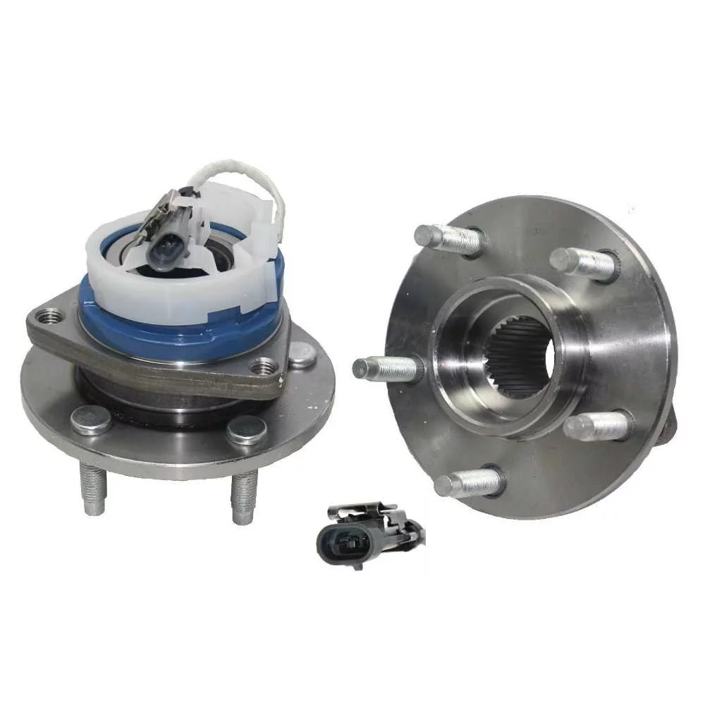 AutoShack Wheel Hub Bearing Set 2 Replacement for Chevrolet Monte Carlo Venture Impala Limited Buick Lucerne LaCrosse Rendezvous Century Cadillac DTS DeVille Pontiac Grand Prix V6 FWD 5-Lug HB613123PR