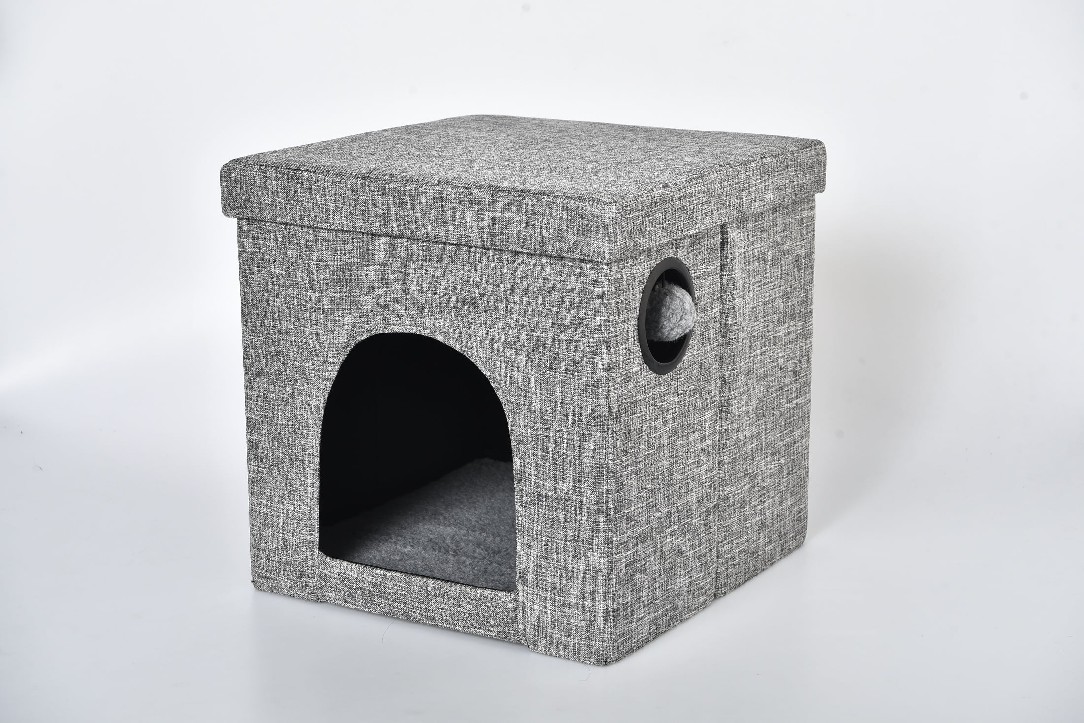 Vibrant Life Small Cat Cube Condo, Gray, 15
