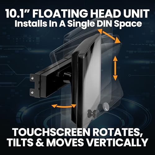 BOSS Audio Systems BVCP9700A-FL Single DIN Car Stereo Wireless Apple CarPlay, Android Auto, 7 Inch Touchscreen, Bluetooth, AM/FM Radio Receiver