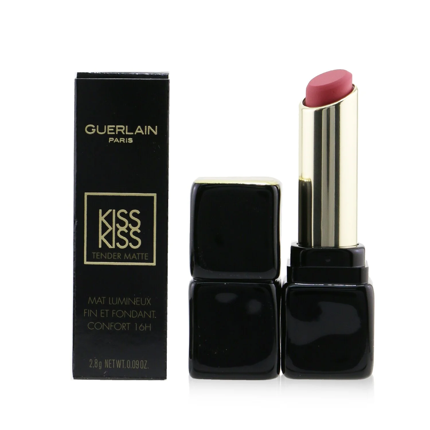 Guerlain Kisskiss Tender Matte Lipstick - # 999 Eternal Red  2.8g/0.09oz