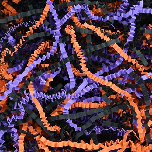 Raissily 1.5LB/700g Crinkle Cut Paper Shred Filler, Packing Grass Cushion Paper for Christmas Wedding Birthday Anniversary Valentine's Day Confetti Box Filling Wrapping Gift Decoration (Red & Green)