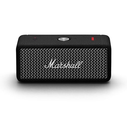 Marshall Emberton II Portable Bluetooth Speaker, Black & Brass