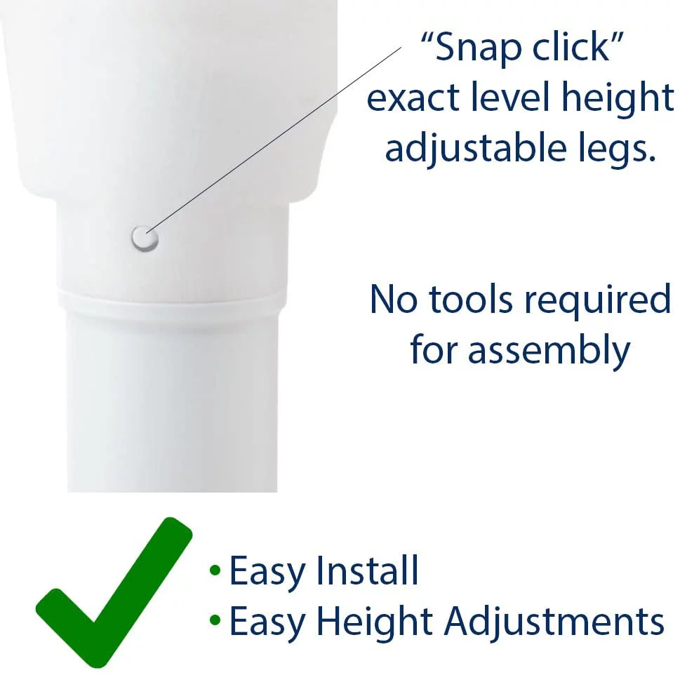 Carex Universal Tub Transfer Bench, Shower and Bath Seat, Height Adjustable, Holds Up to 400 Pounds