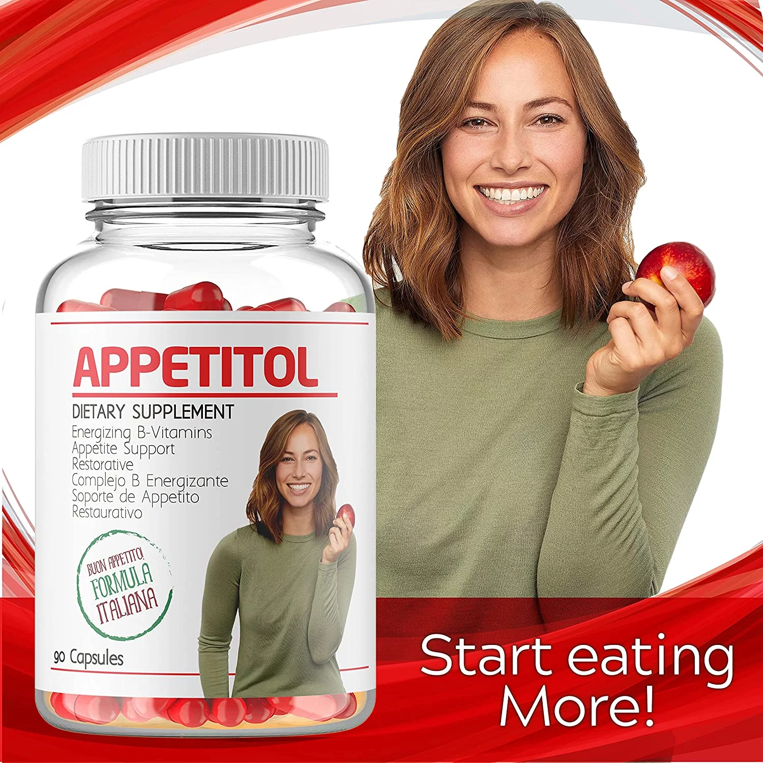 CJ Labs Appetitol Appetite-Weight Gain Capsules Natural Appetite and Weight Gain Stimulant