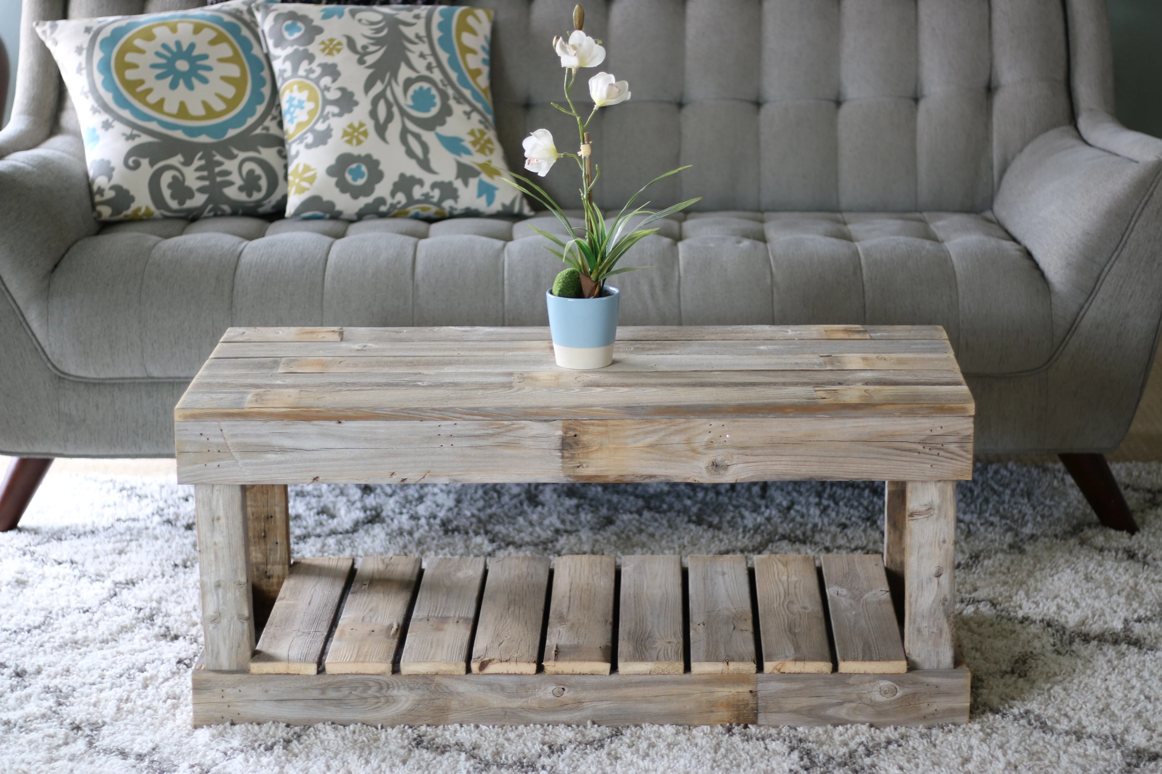 Slatted Bottom Coffee Table