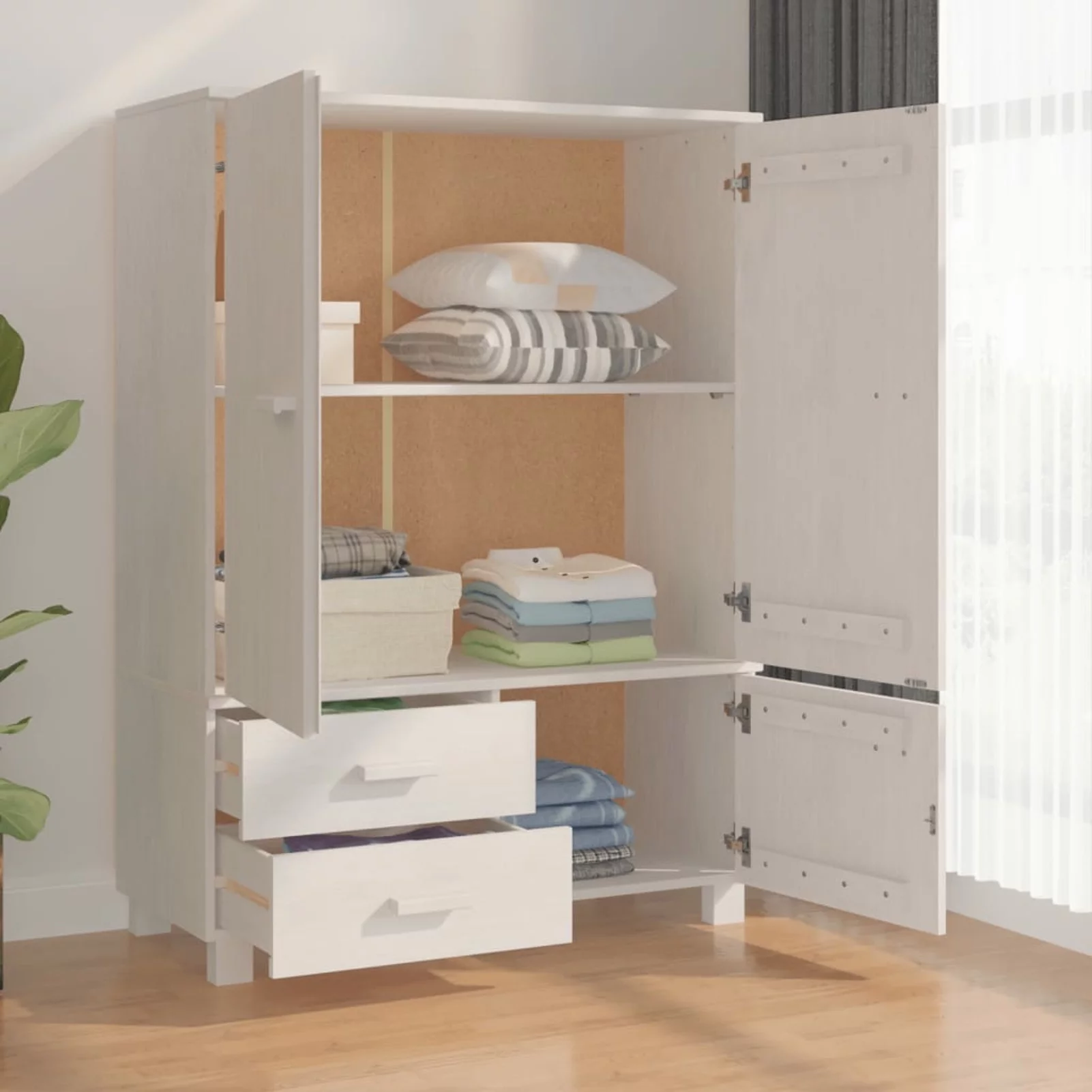 Walmeck Wardrobe HAMAR White 39