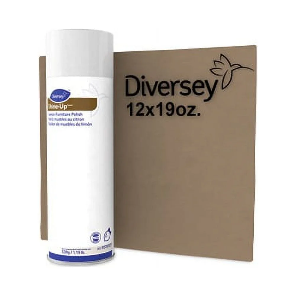 Shine-Up Furniture Cleaner Lemon Scent, 13.8 oz  Aerosol Spray, 12/Carton