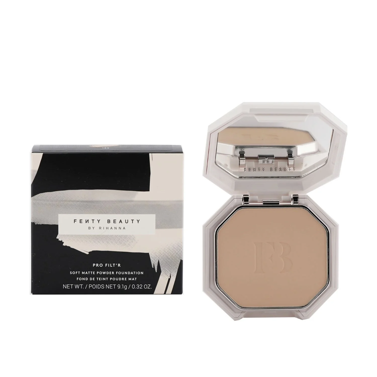 Fenty Beauty by Rihanna Pro Filt'R Soft Matte Powder Foundation - #255 (Medium With Warm Golden Undertones)  9.1g/0.32oz