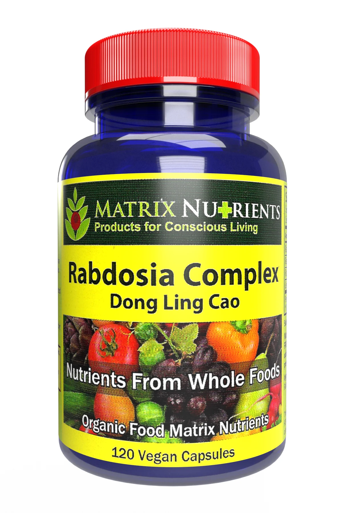 RABDOSIA Complex - Highly Potent Antioxidant for Maximum Cell Protection! - 100% Natural Ingredients: Rabdosia Extract, Green Tea, Resveratrol, Rutin - Vegan Capsules (120ct)